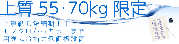 上質55・70kg限定チラシ